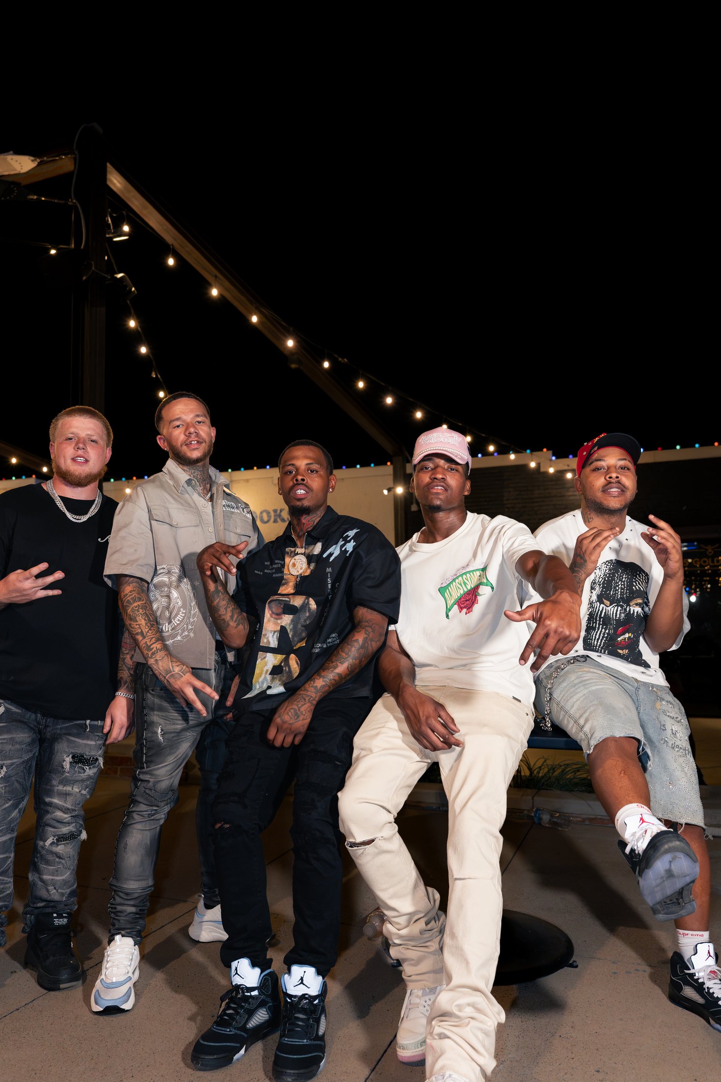 Creator group photography at night — Nahas Media